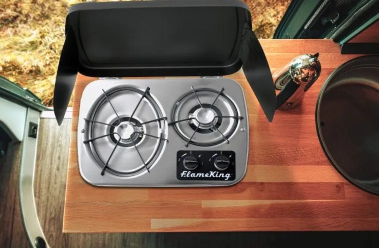 Stovetop with wind shield, CSA